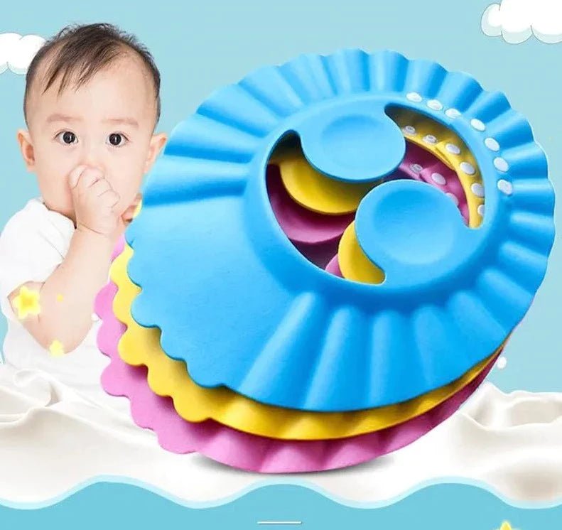 Visière chapeau pour douche bébé I ShampooCap™ - Universbabylove